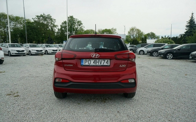 Hyundai i20 cena 45700 przebieg: 57331, rok produkcji 2018 z Działdowo małe 466